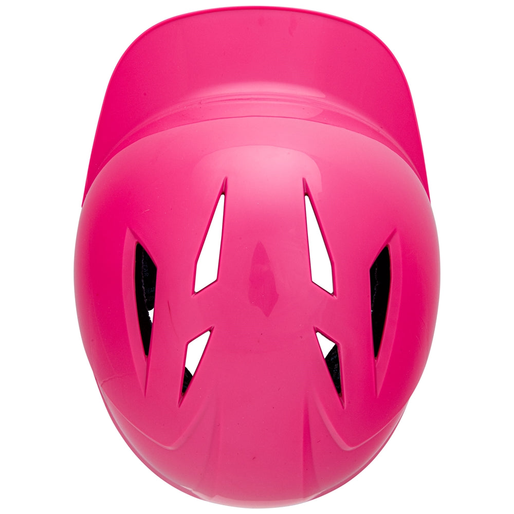 Champro-HX-Rookie-Fastpitch-Senior-Batting-Helmet-Facemask-HXFPU-Optic-Pink-Front-View