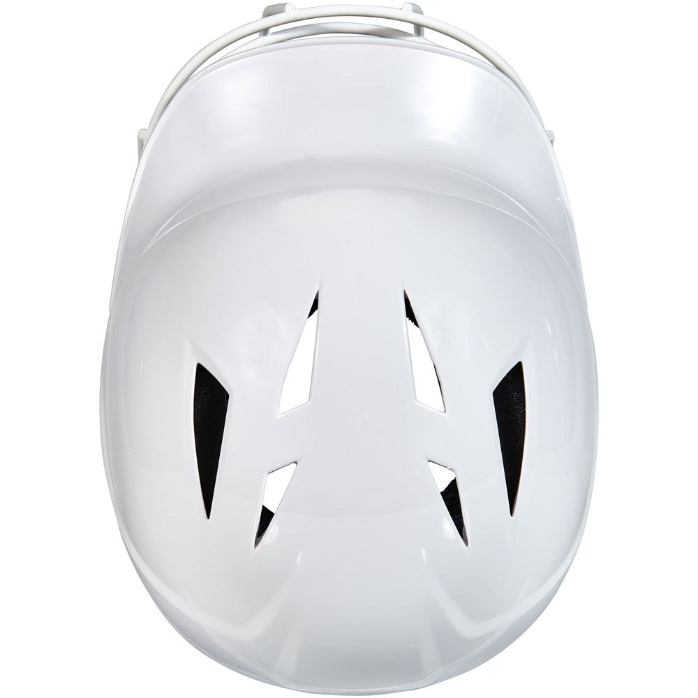 Champro-HX-Rookie-Fastpitch-T-Ball-Batting-Helmet-Facemask-HXFPU-White-Front-View