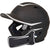 Champro-HX-Legend-Plus-Junior-Baseball-Helmet-Jaw-Guard-HXM2JG-Black-White-Front-View