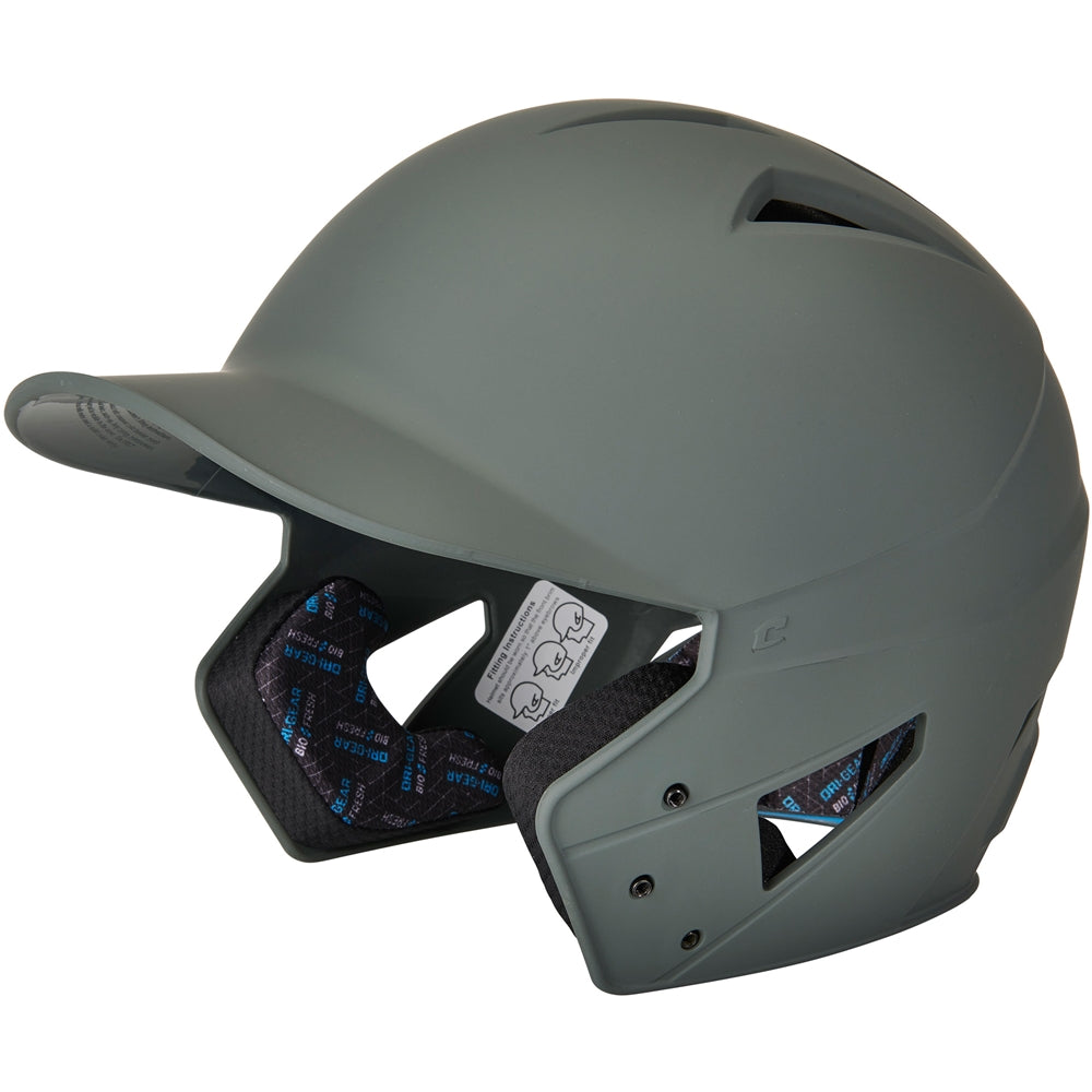 Champro-HX-Gamer-Baseball-Senior-Batting-Helmet-HXM-Graphite-Front-View