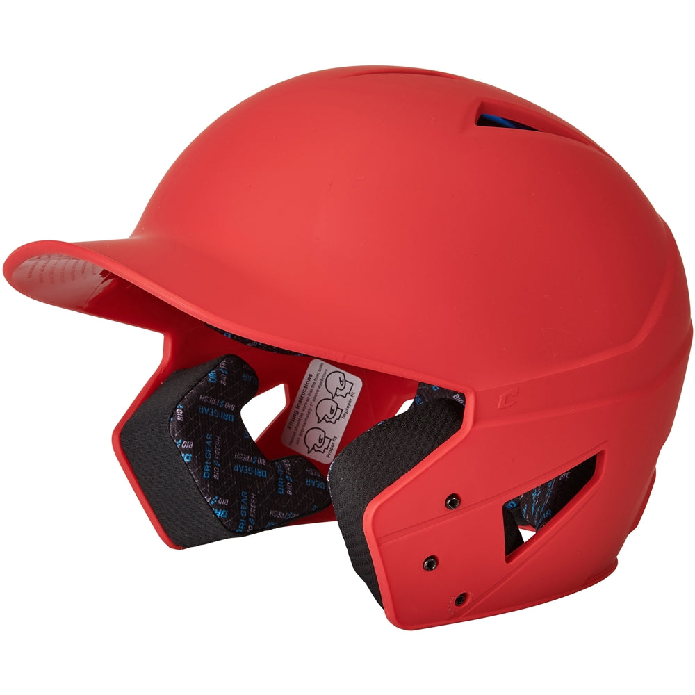 Champro-HX-Gamer-Baseball-Senior-Batting-Helmet-HXM-Scarlet-Front-View