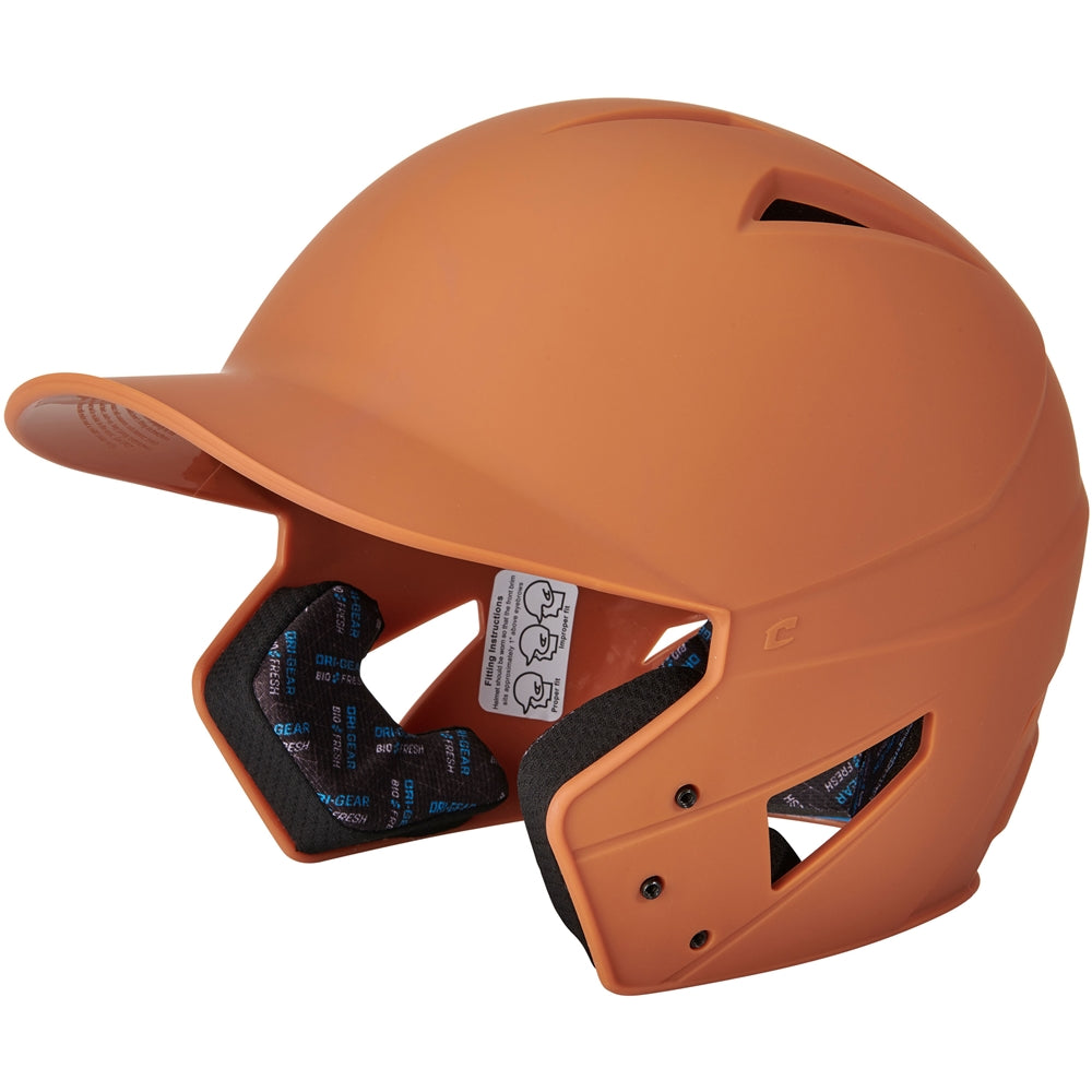 Champro-HX-Gamer-Baseball-Senior-Batting-Helmet-HXM-Texas-Orange-Front-View