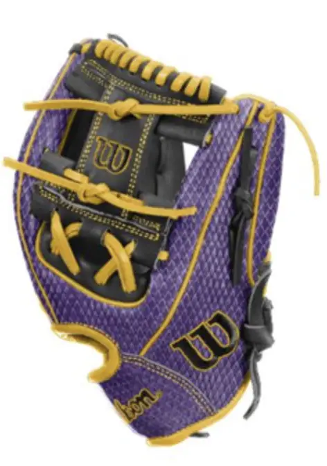 wilson-a1000-mamba-2-wbg247001rt115-purple-black-gold-11-5-inch-1786-baseball-glove-side