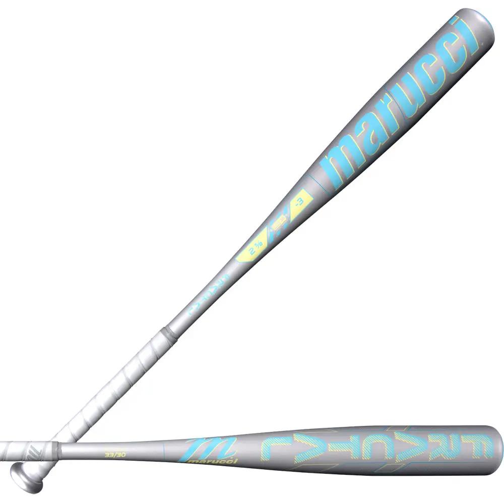 marucci-mcbfr2-gray-blue-bbcor-baseball-bat-one-piece-alloy-dual