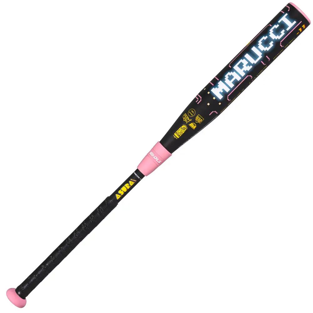 2027-marucci-mfpasr11pm-asura-rise-pac-man-minus-11-fastpitch-softball-bat-limited-edition-pink-black-composite-side