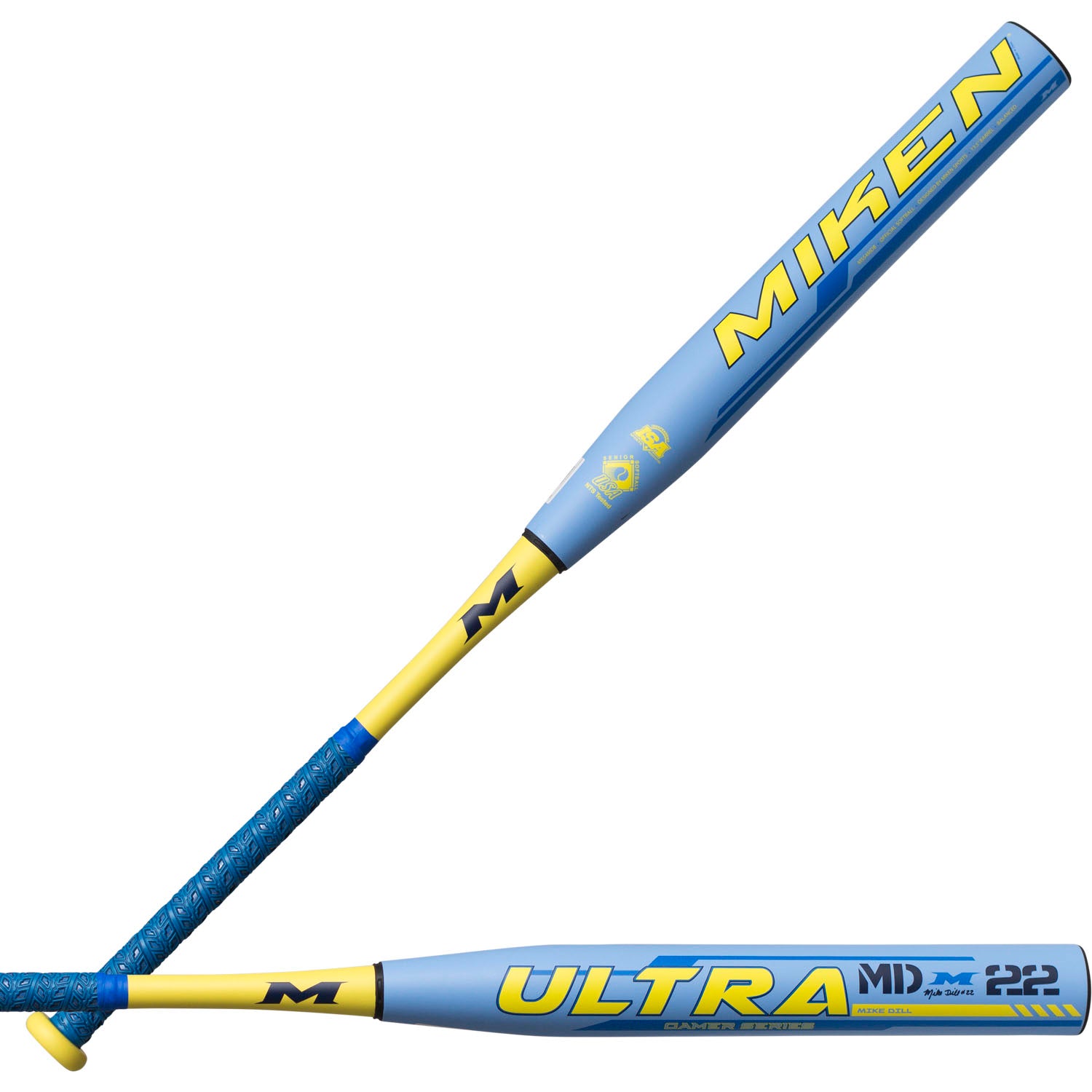 Miken Ultra Gamer Mike Dill Balanced Senior Slowpitch Softball Bat MSS