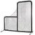 Champro-Foam-Padded-Pitchers-L-Screen-7x7-NB173F-Baseball-Softball-Training-Front-View