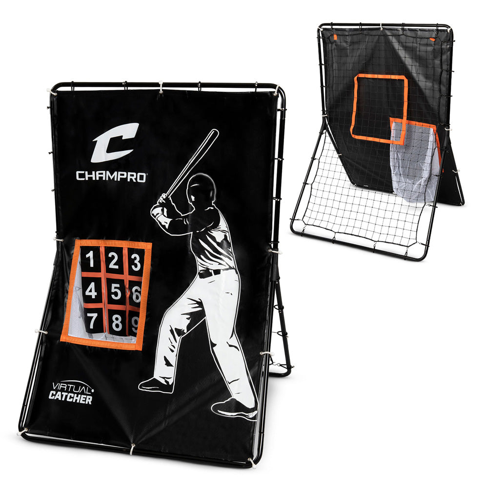 Champro-Virtual-Catcher-Rebound-Screen-NM25-Baseball-Softball-Training-Front-View