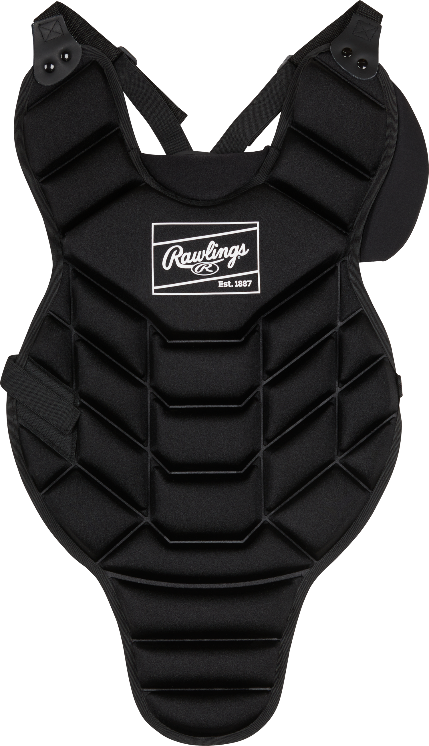 Rawlings-Players-Series-2.0-P2CSTB-T-Ball-Catchers-Set-Helmet-Chest-Protector-Leg-Guards-Black-Front-View