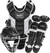 Rawlings-Players-3-Series-PLYCS3J-Junior-Catchers-Set-Helmet-Chest-Protector-Leg-Guards-Black-White-Front-View