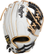 Rawlings-Heart-of-the-Hide-PRO120SB-32W-12-Inch-White-Black-Gold-Fastpitch-Softball-Infield-Glove-Front-Back-View