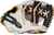 Rawlings-Heart-of-the-Hide-PRO120SB-32W-12-Inch-White-Black-Gold-Fastpitch-Softball-Infield-Glove-Front-Back-View