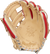 Rawlings-Heart-of-the-Hide-PROR934-2CS-11-5-Inch-Camel-Scarlet-Silver-Infield-Baseball-Glove-Front-Back-View
