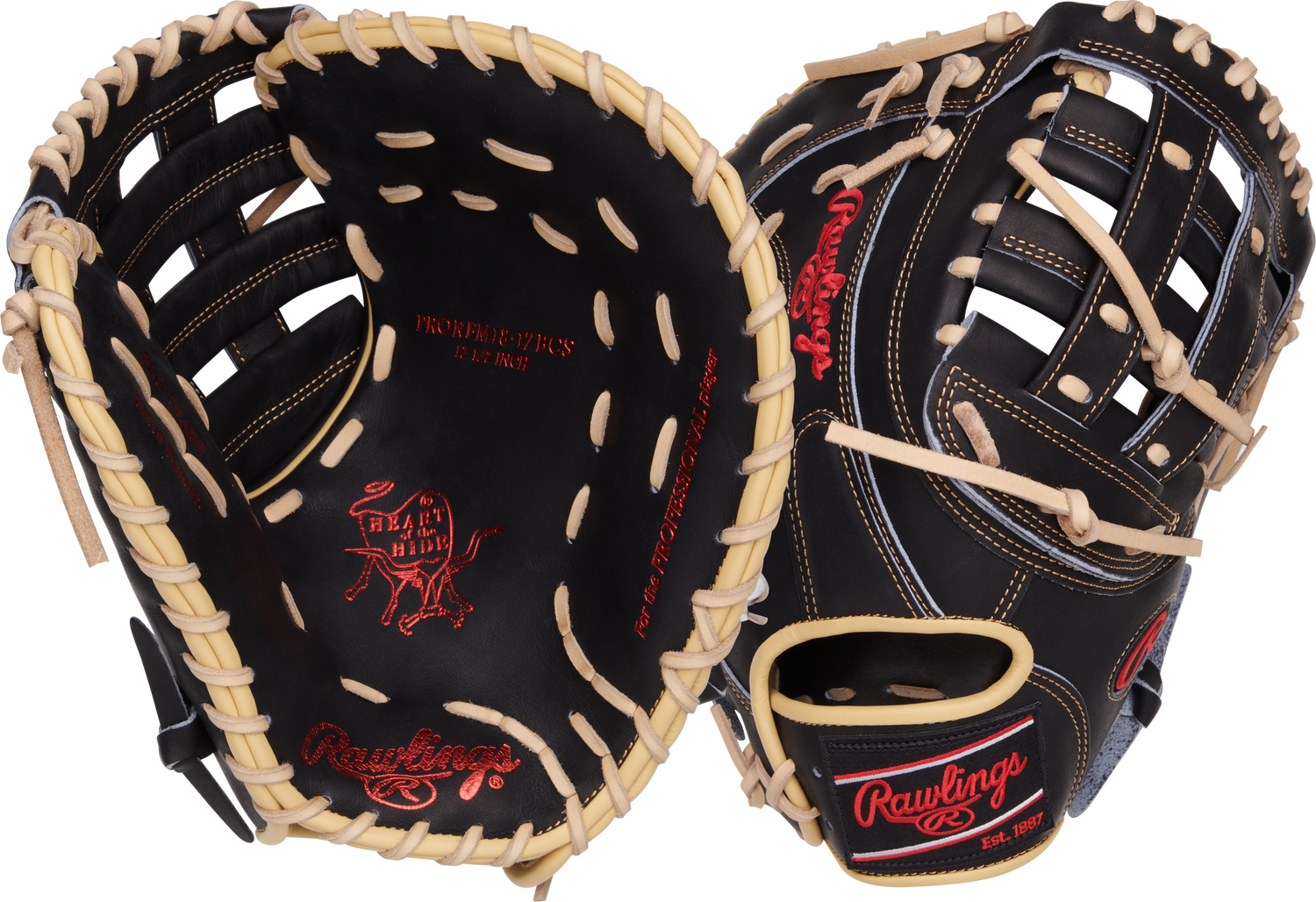 Rawlings Heart of the Hide 12 1/2" Baseball First Base Mitt PRORFM18-17BCS - SPC SportsPRORFM18-17BCSRawlings
