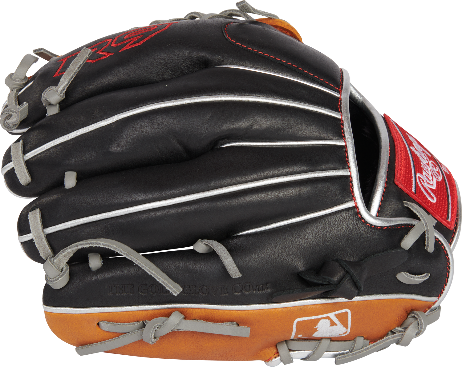 Rawlings-R9-Series-R9115U-4BT-11-5-Inch-Black-Tan-Gray-ContoUR-Youth-Infield-Baseball-Glove-Front-Back-View