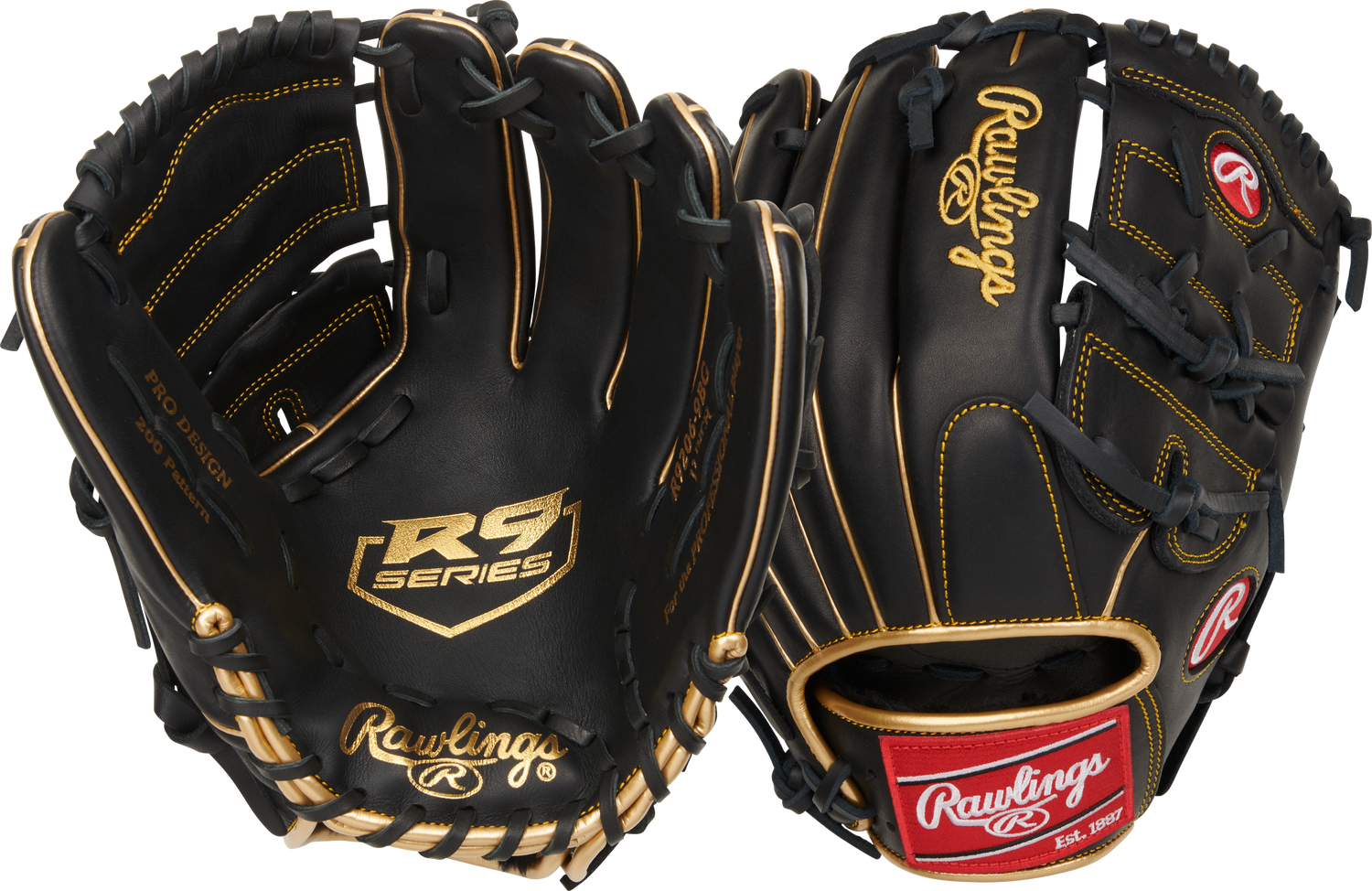 Rawlings R9 12" Pitcher Baseball Glove R9206-9BG - SPC Sports R9206-9BGRawlings