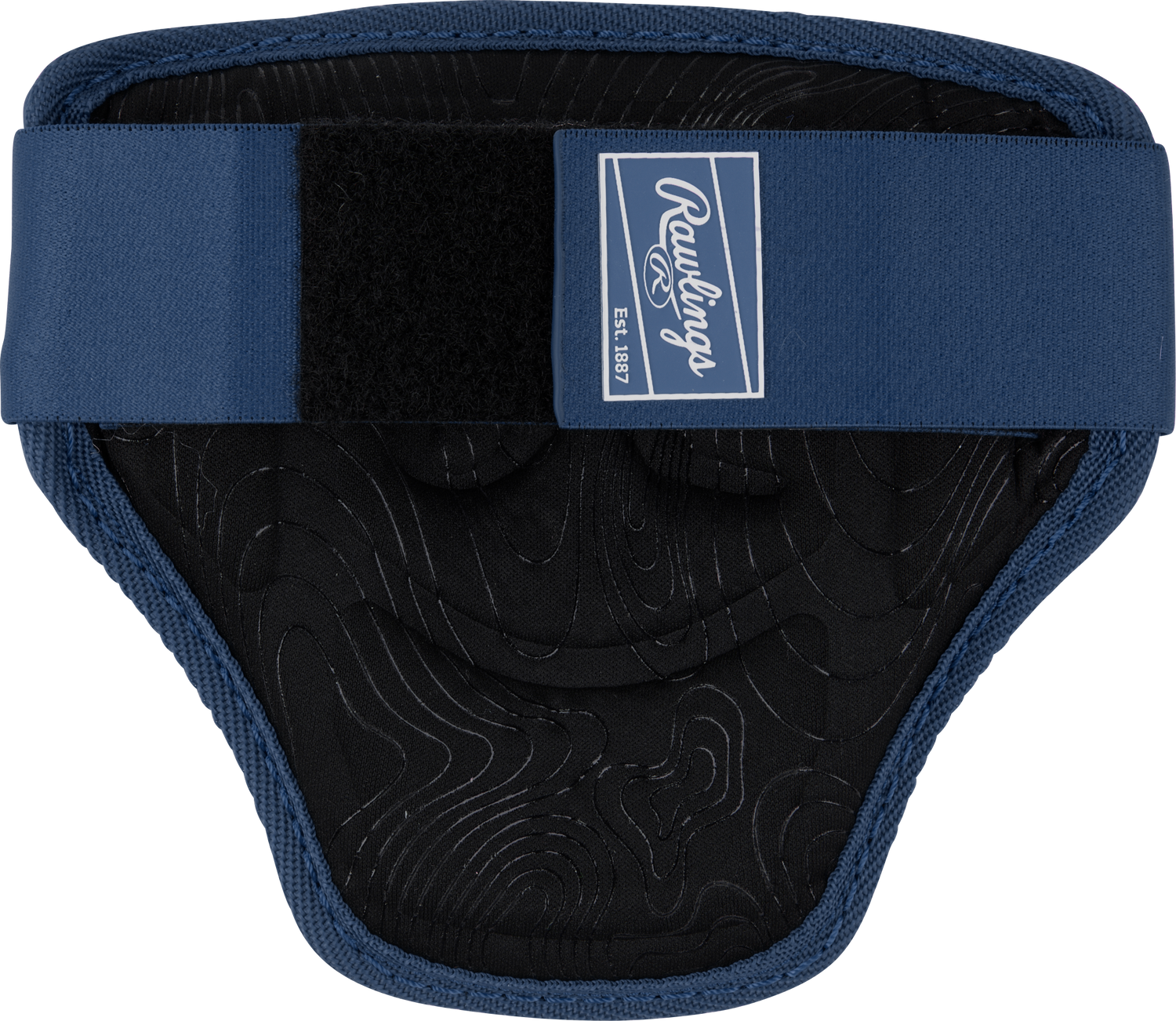 Rawlings-Large-Elbow-Guard-RELBGUARD-Navy-Front-View