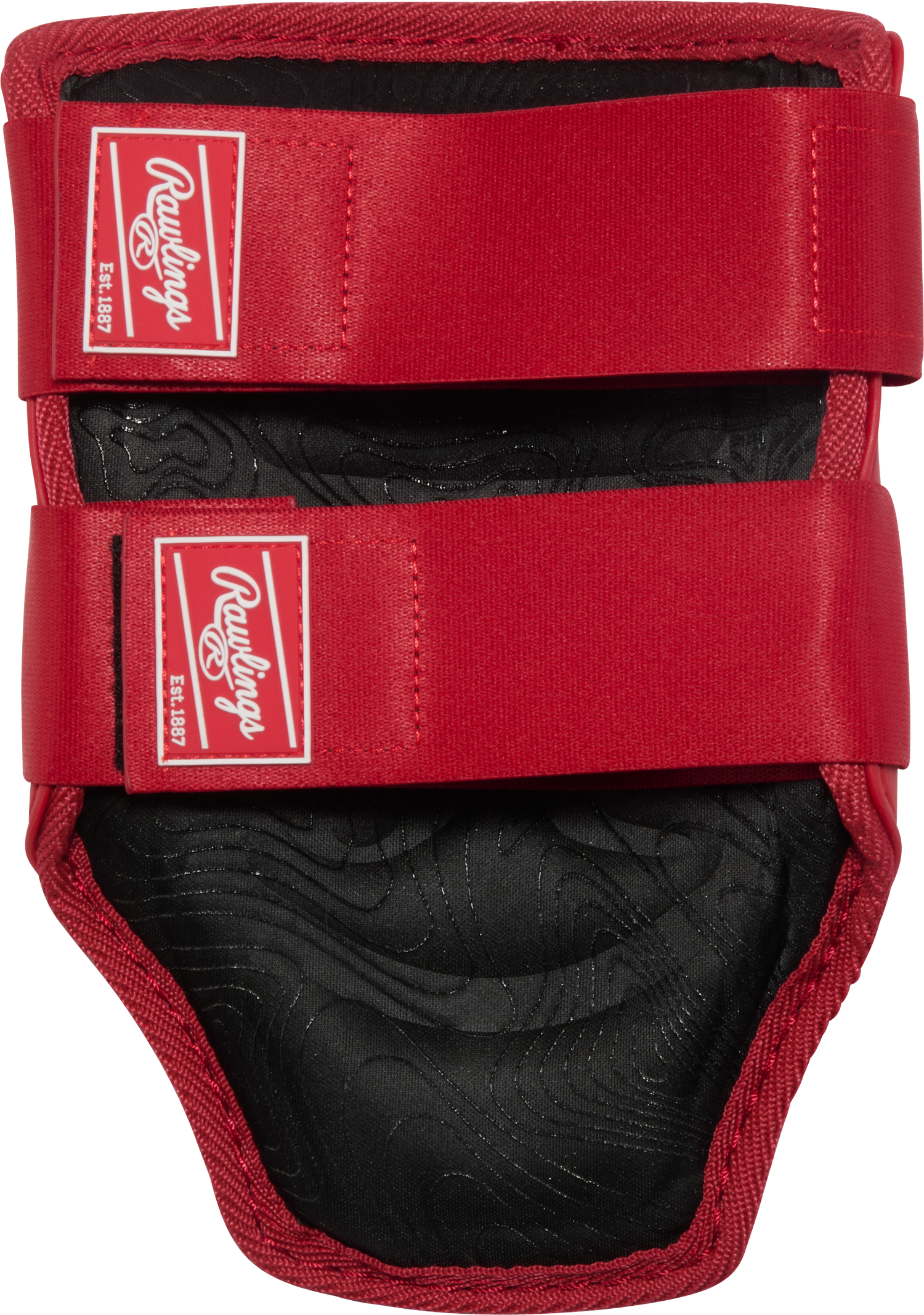 Rawlings-Large-Extended-Elbow-Guard-REXTELBGRD-Scarlet-OSFM-Front-View