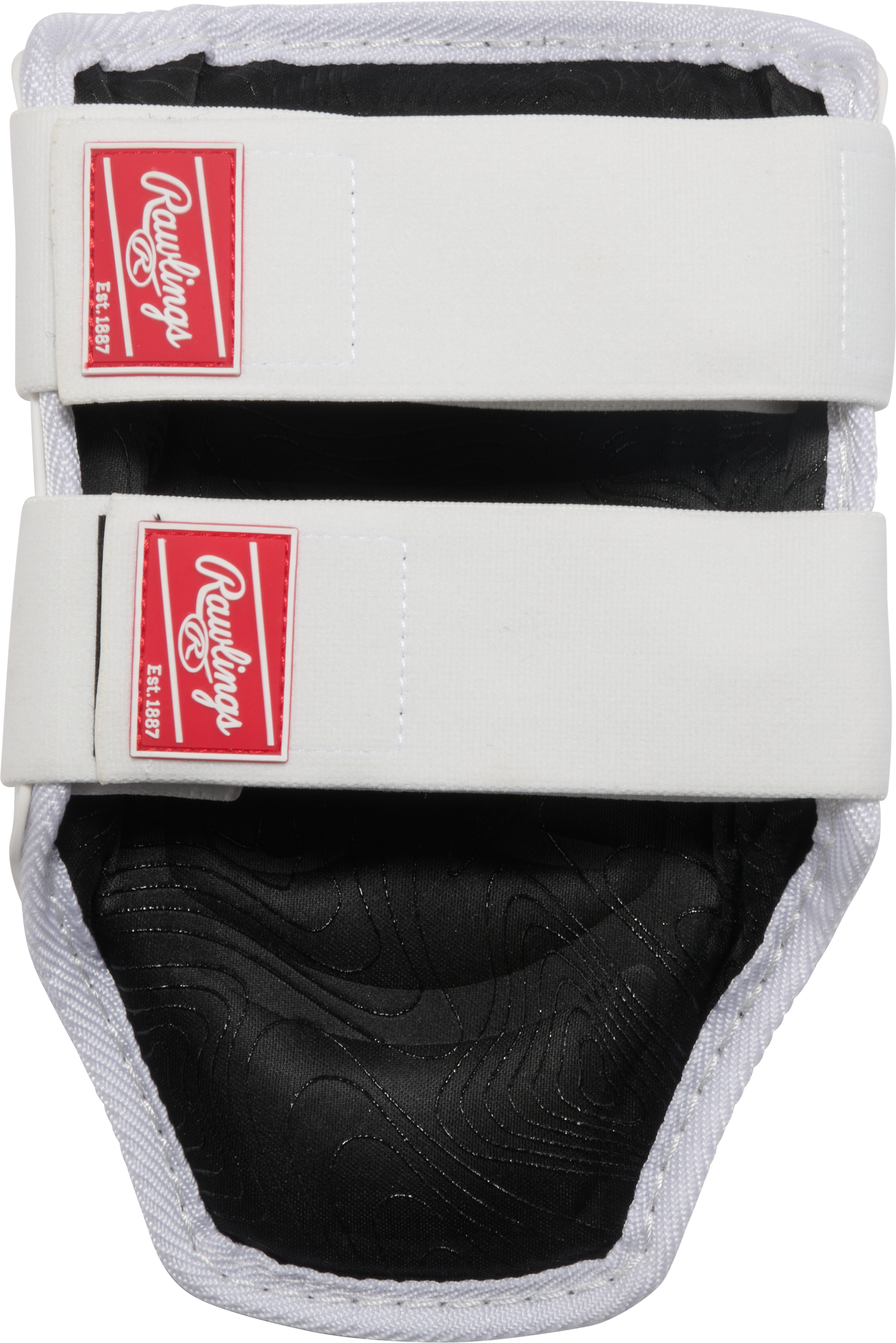 Rawlings-Large-Extended-Elbow-Guard-REXTELBGRD-White-OSFM-Front-View