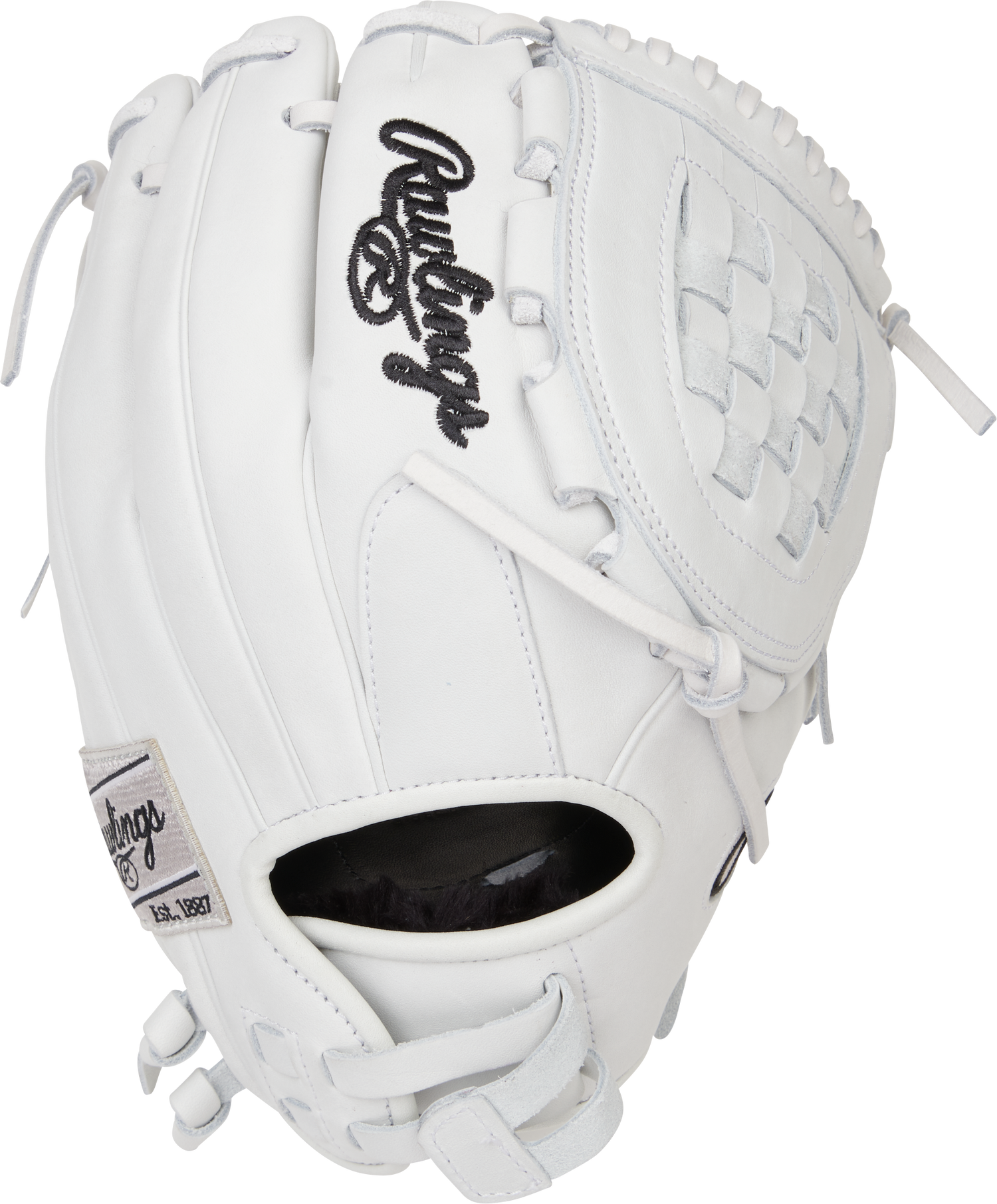 Rawlings-Liberty-Advanced-RLA115-3W-11-5-Inch-All-White-Basket-Web-Fastpitch-Softball-Infield-Glove-Front-Back-View