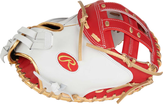 2025-Rawlings-Liberty-Advanced-34-inch-Colorsync-4.0-Fastpitch-Softball-Catcher's-Mitt-RLACM34FPWSG, full-grain-leather-catcher's-mitt, modified-H-web