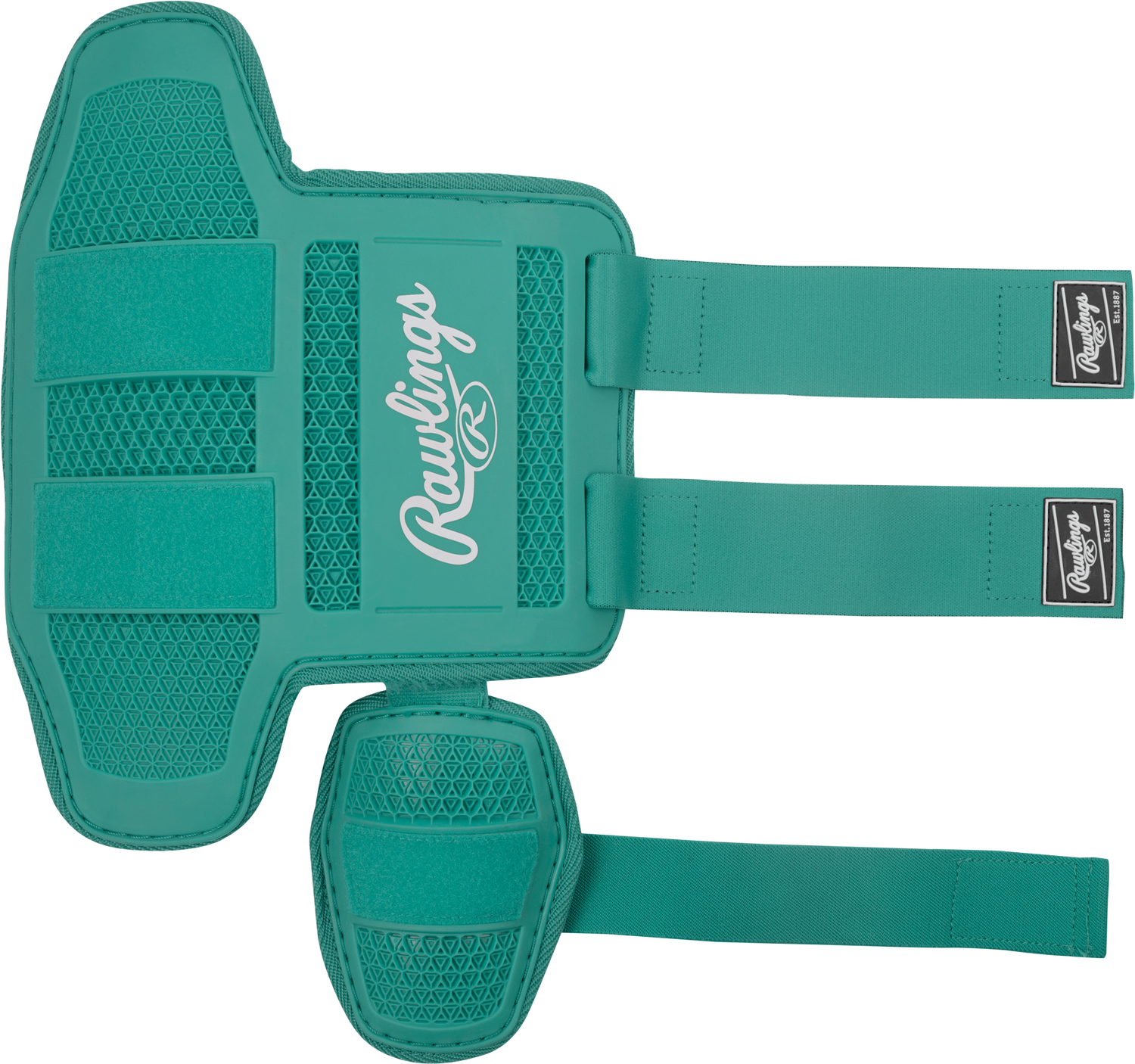Rawlings-Small-Batters-Leg-Guard-RLEGGUARD-Mint-Front-View