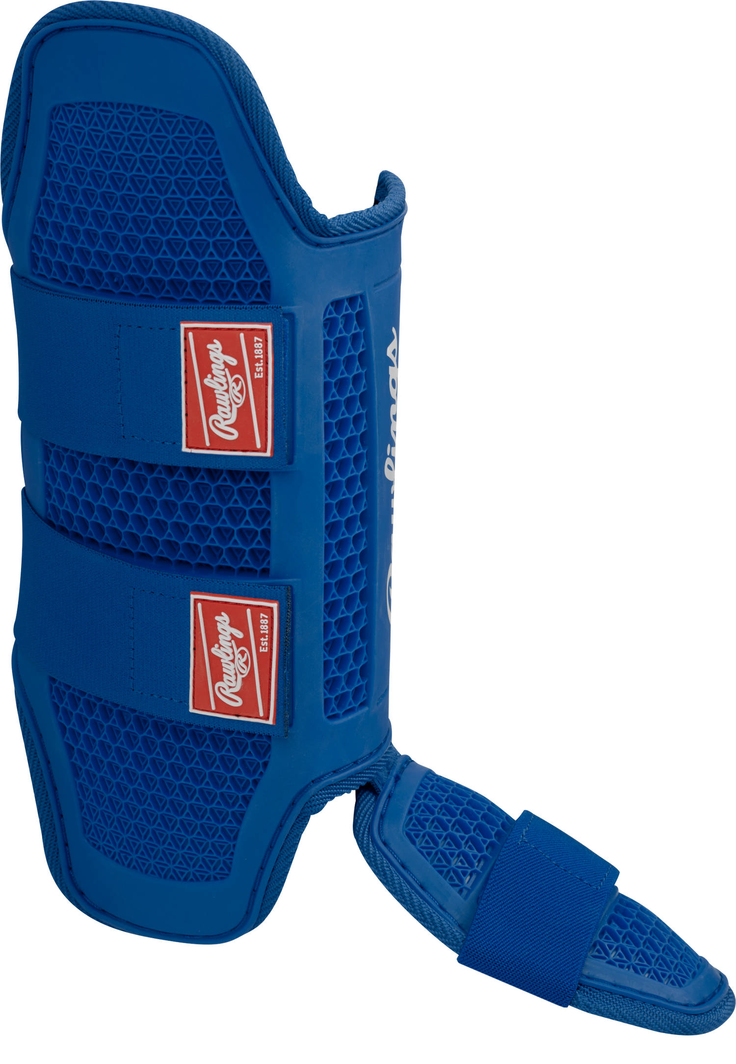 Rawlings-Large-Batters-Leg-Guard-RLEGGUARD-Royal-Front-View