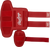 Rawlings-Large-Batters-Leg-Guard-RLEGGUARD-Scarlet-Front-View
