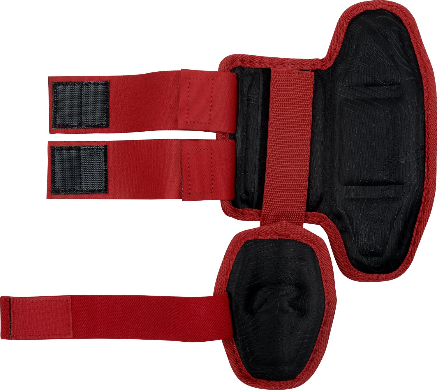 Rawlings-Small-Batters-Leg-Guard-RLEGGUARD-Scarlet-Front-View