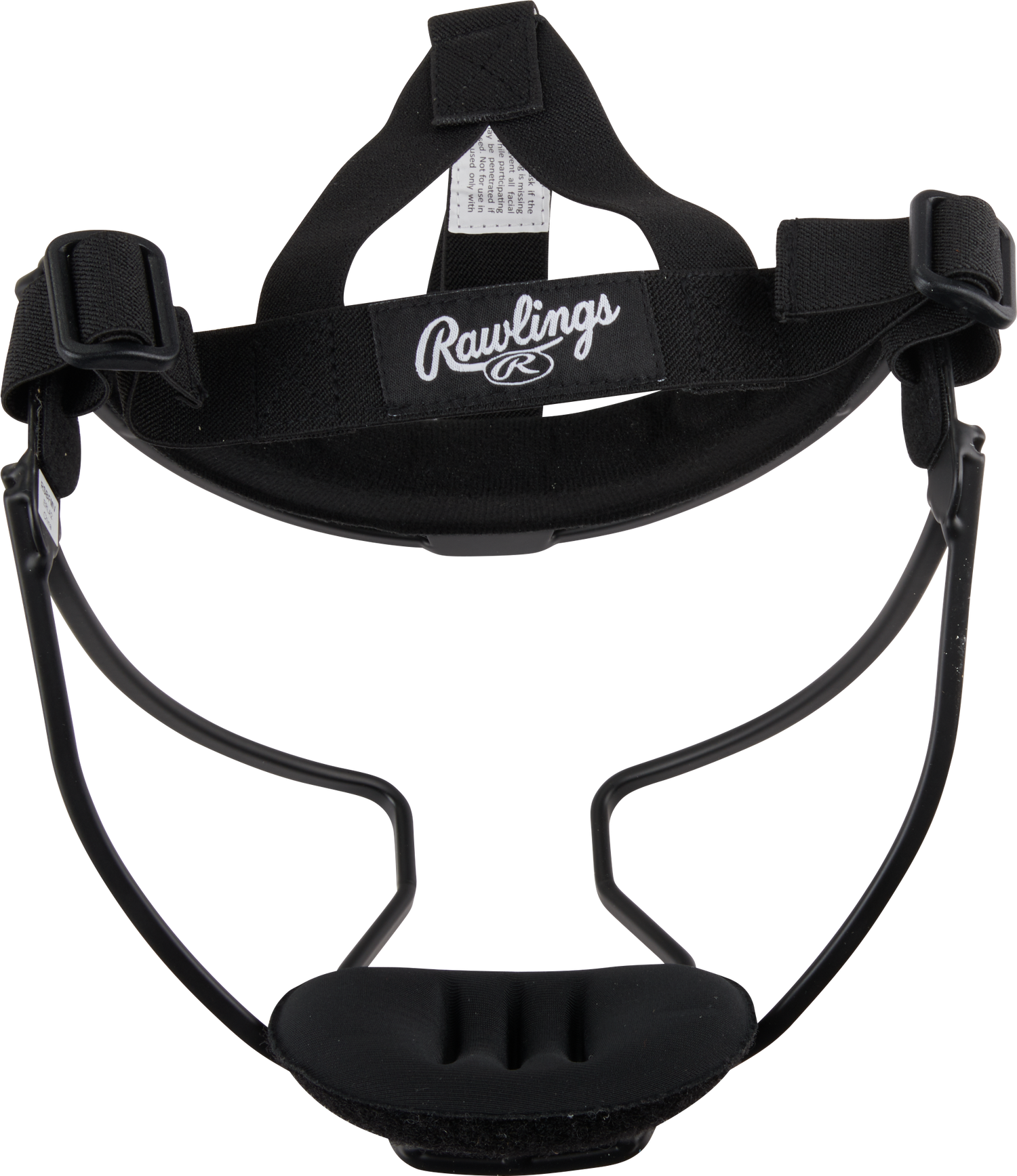 Rawlings-Hi-Viz-RSBFMV-Adult-Softball-Fielders-Mask-Black-Front-View