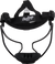 Rawlings-Hi-Viz-RSBFMV-Adult-Softball-Fielders-Mask-Black-Front-View