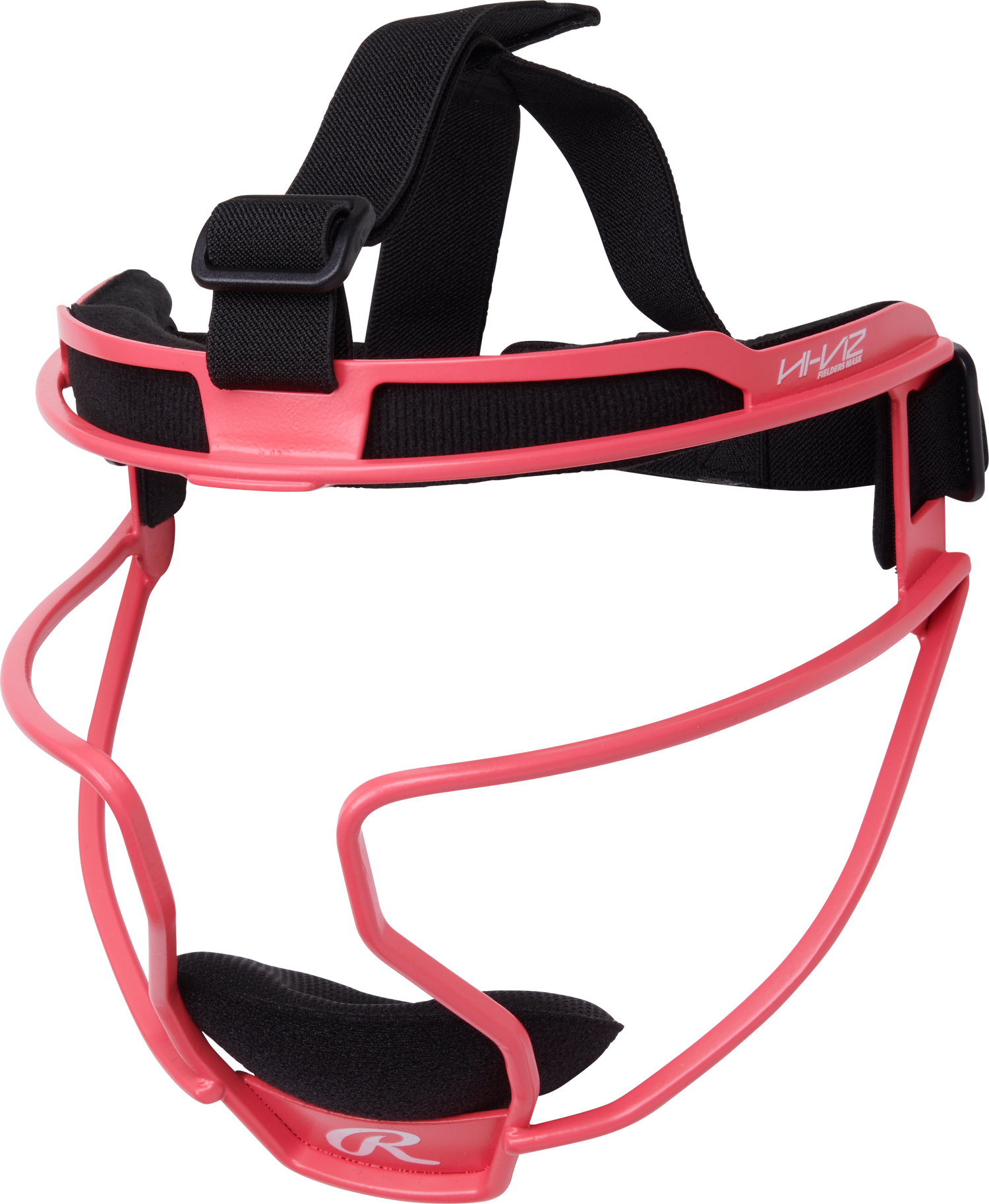 Rawlings-Hi-Viz-RSBFMV-Youth-Softball-Fielders-Mask-Pink-Front-View
