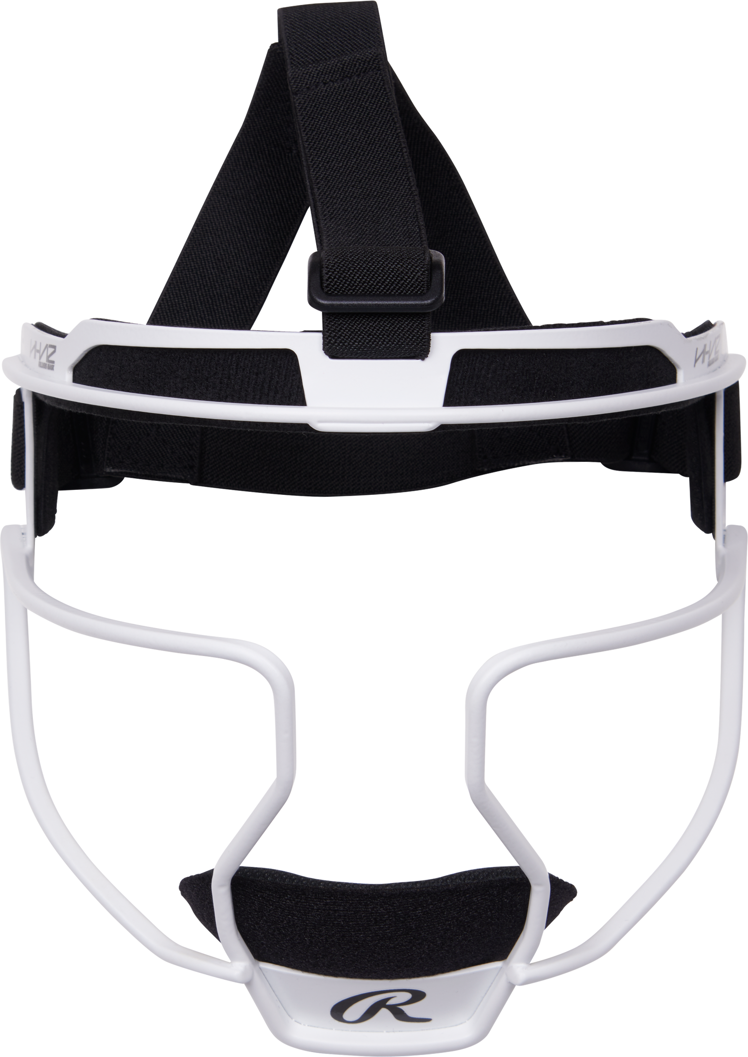 Rawlings-Hi-Viz-RSBFMV-Adult-Softball-Fielders-Mask-White-Front-View