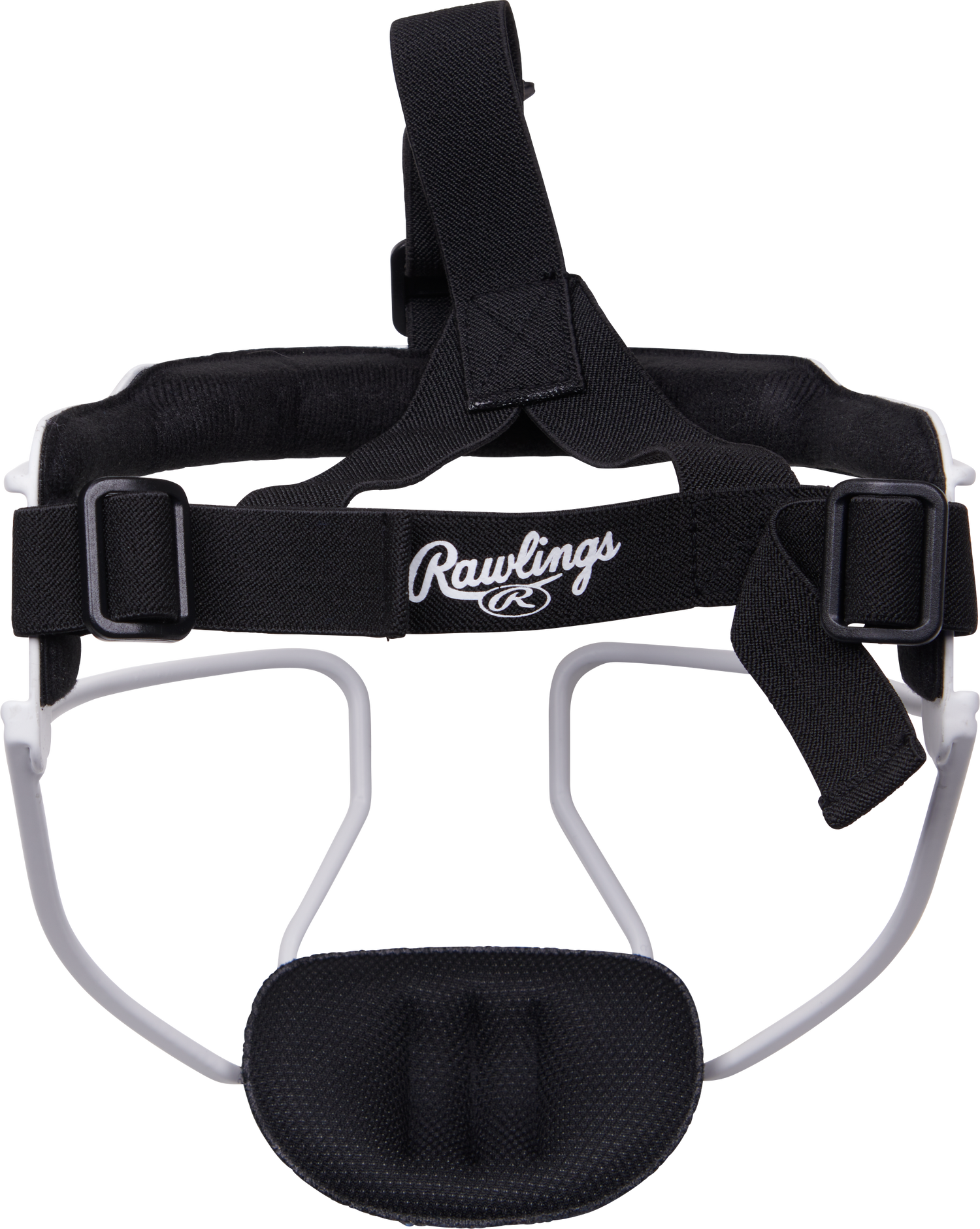 Rawlings-Hi-Viz-Ultra-RVIZFM-Adult-Softball-Fielders-Mask-White-Front-View