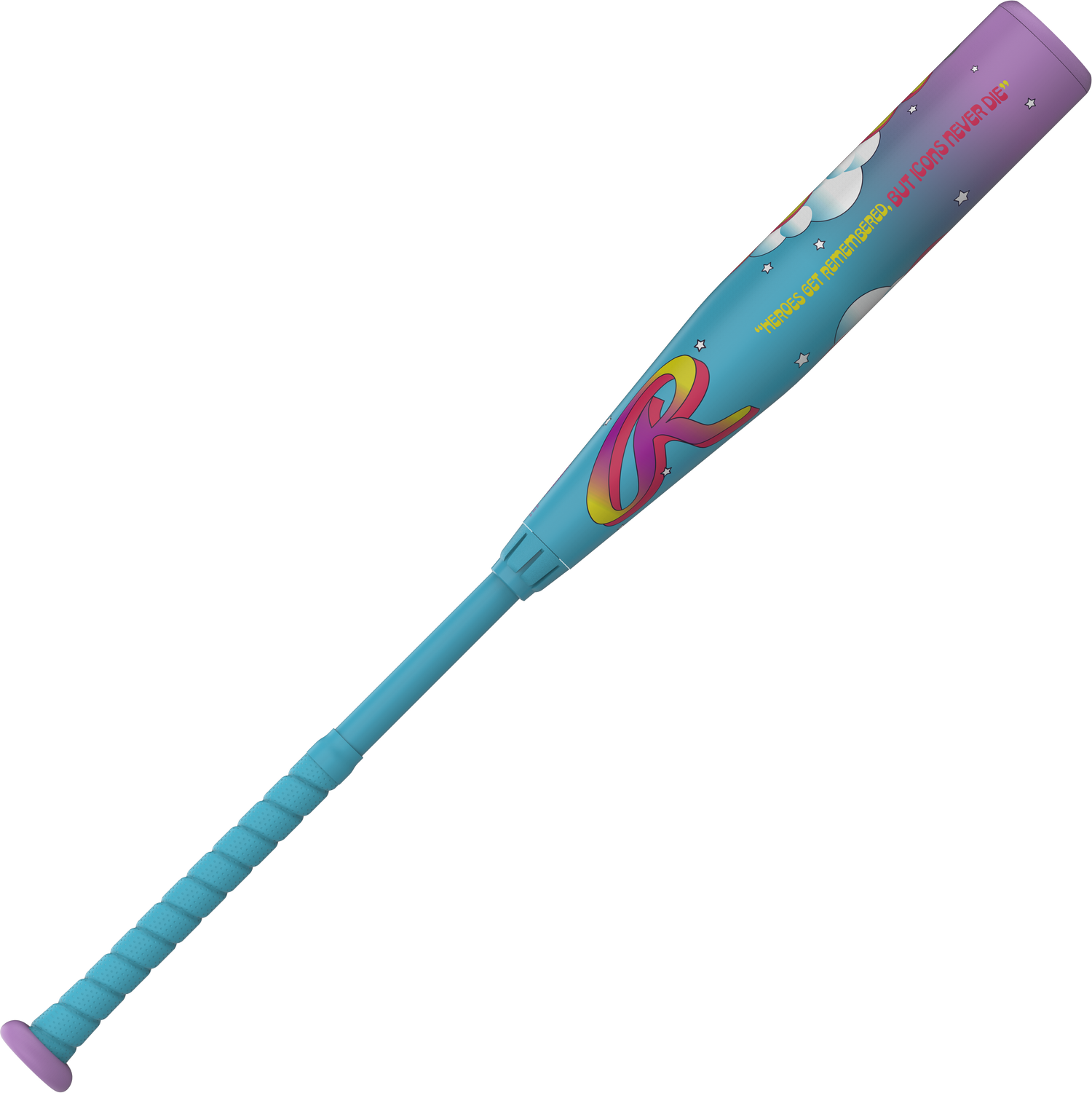 Rawlings-ICON-FEST-RUT6IFL5-2027-USSSA-baseball-bat-limited-edition-blue-purple-colorway-side