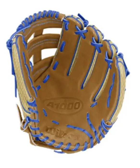 wilson-a1000-sheriff-wbg25001rt125-saddle-tan-blonde-royal-blue-12-25-inch-pf50-baseball-glove-palm