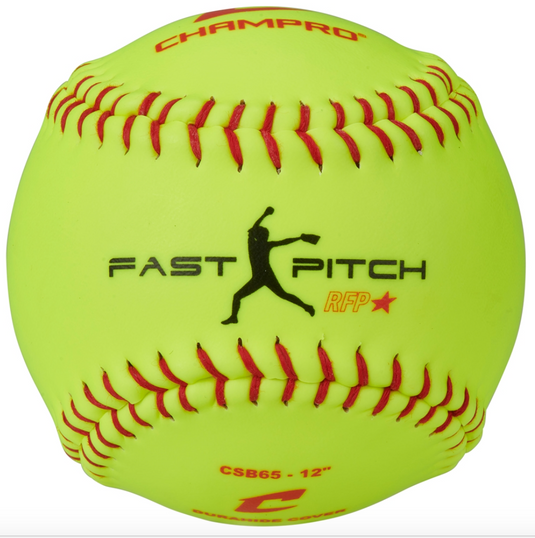 Champro-12-Inch-Durahide-Fastpitch-Softball-CSB65-Optic-Yellow