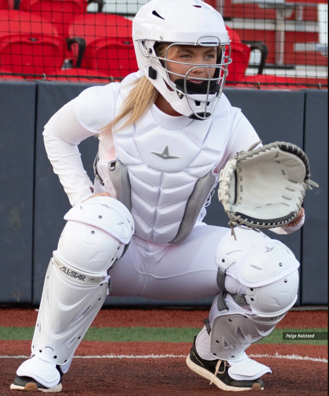 All-Star PHX Pro Paige Halstead ファストピッチ ソフトボールキャッチャーパッケージ All Star PHX Paige Halstead Fastpitch Catcher\u0027s Chest Protector: CPW-PHX