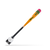 victus-vpbysb-orange-green-pink-pencil-practice-baseball-bat-with-plastic-training-ball