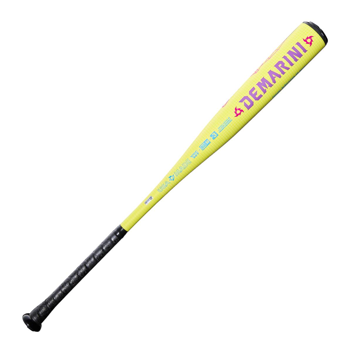 2026-demarini-voodoo-one-solar-yellow--3-bbcor-baseball-bat-wbd2651010-limited-edition-DEM-SIDE