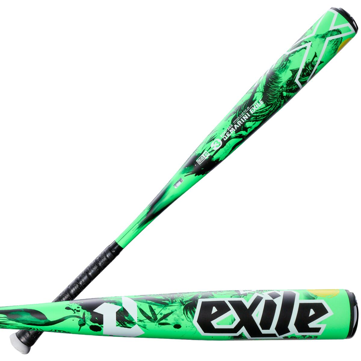 2026-louisville-slugger-exile-samurai--3-bbcor-baseball-bat-wbd2652010-green-black