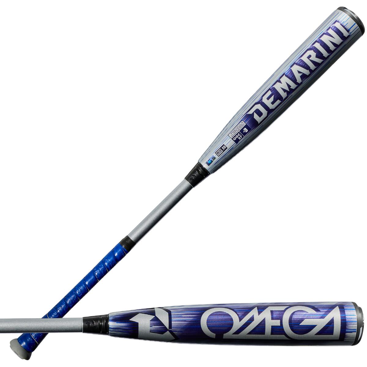 demarini-wbd2702010-omega-navy-silver-balanced-bbcor-baseball-bat