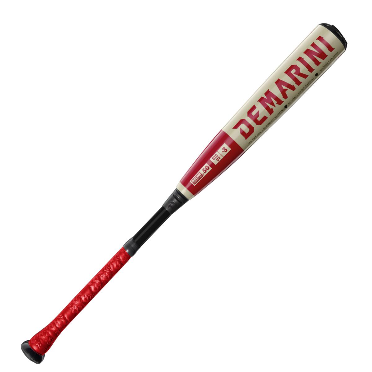 demarini-the-goods-bbcor-baseball-bat-wbd2703010-red-black-gold-hybrid-baseball-bat