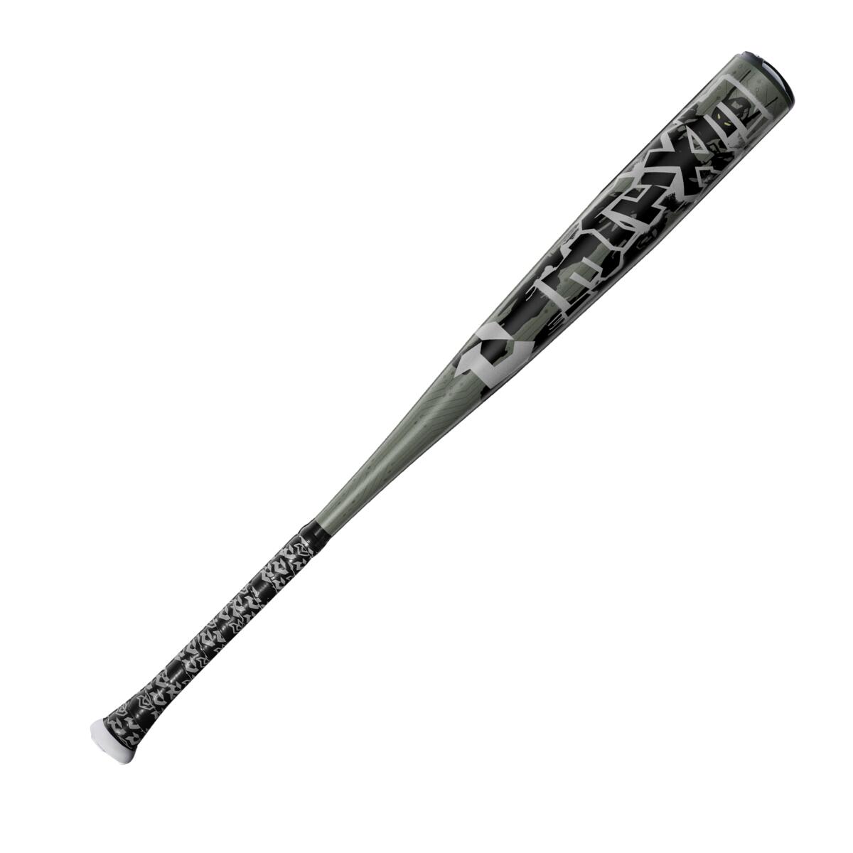demarini-exile-3-bbcor-baseball-bat-wbd2704010-black-grey-one-piece-alloy-baseball-bat-front