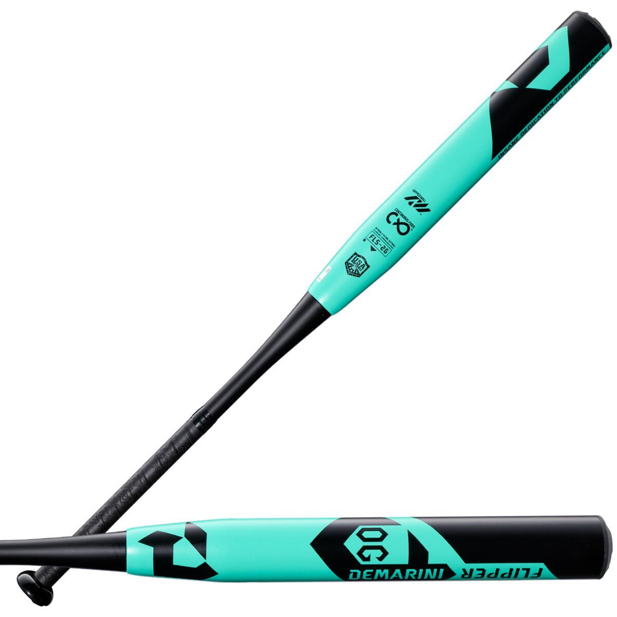 demarini-wbd2734010-flipper-usa-slowpitch-softball-bat-mint-black-balanced-composite