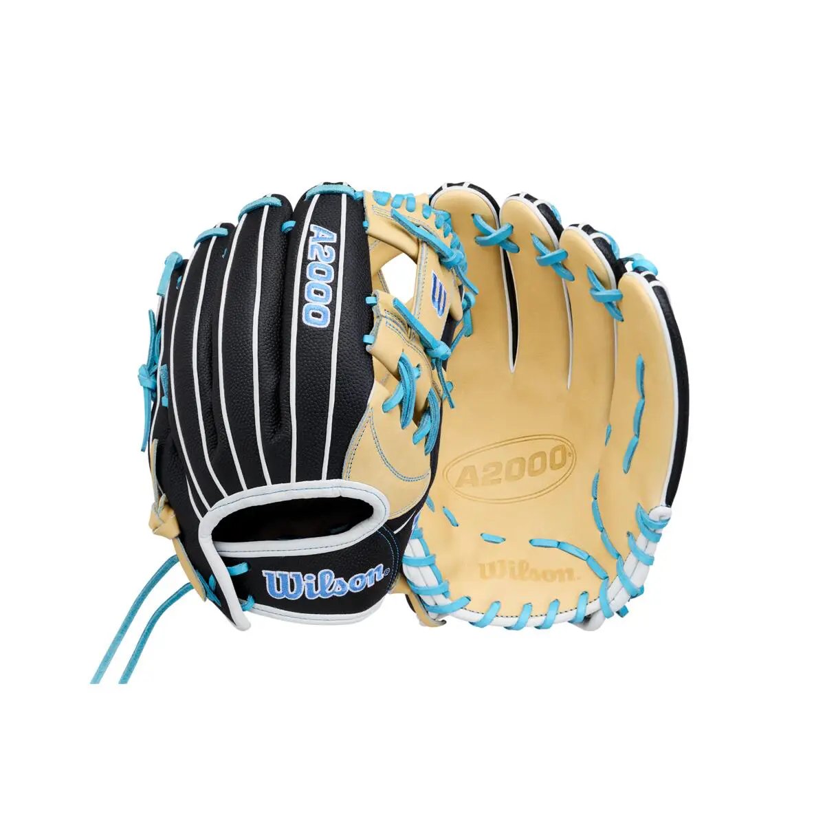 wilson-wbg06601rt1175-blonde-black-superskin-white-sky-blue-fastpitch-softball-glove