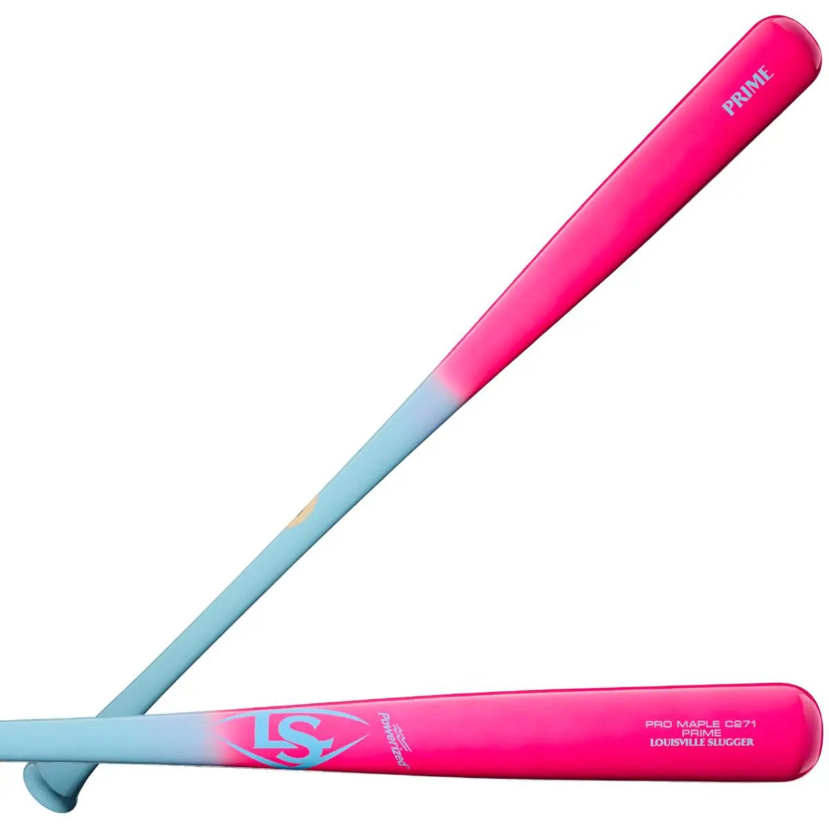 louisville-slugger-wbl4039010-powder-blue-neon-pink-pro-prime-c271-maple-wood-baseball-bat