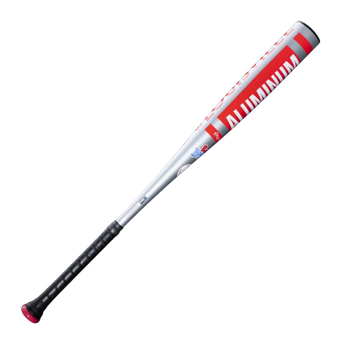 WBL4172010 3 LS BYB LE ALUM PWR ATLAS BBCOR Silver Red