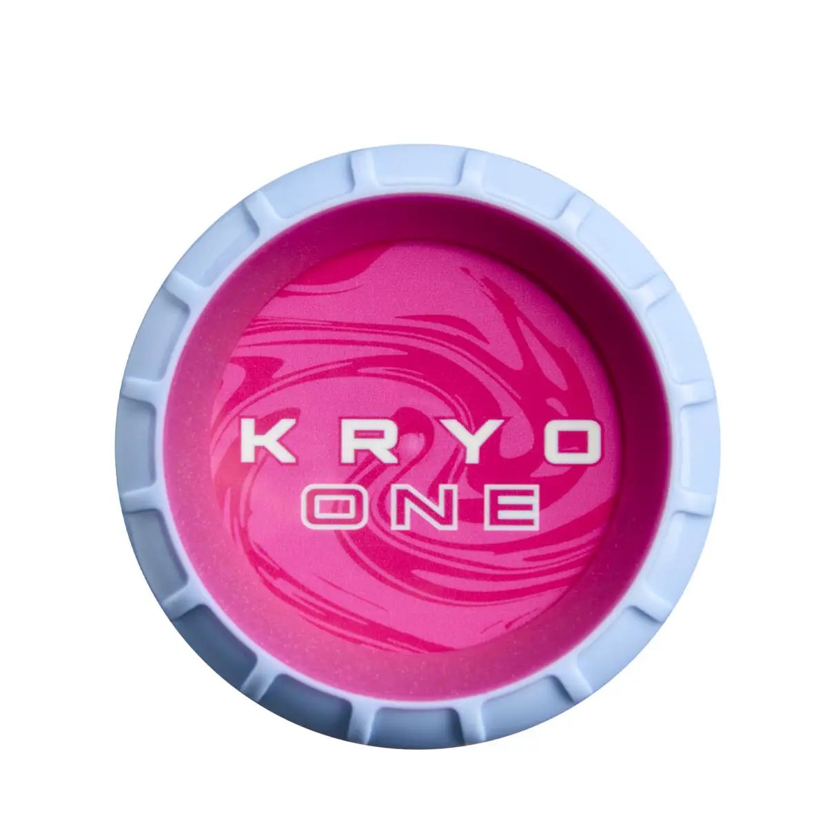 louisville-slugger-wbl4274010-gray-blue-pink-kryo-one-fastpitch-softball-bat-end-cap