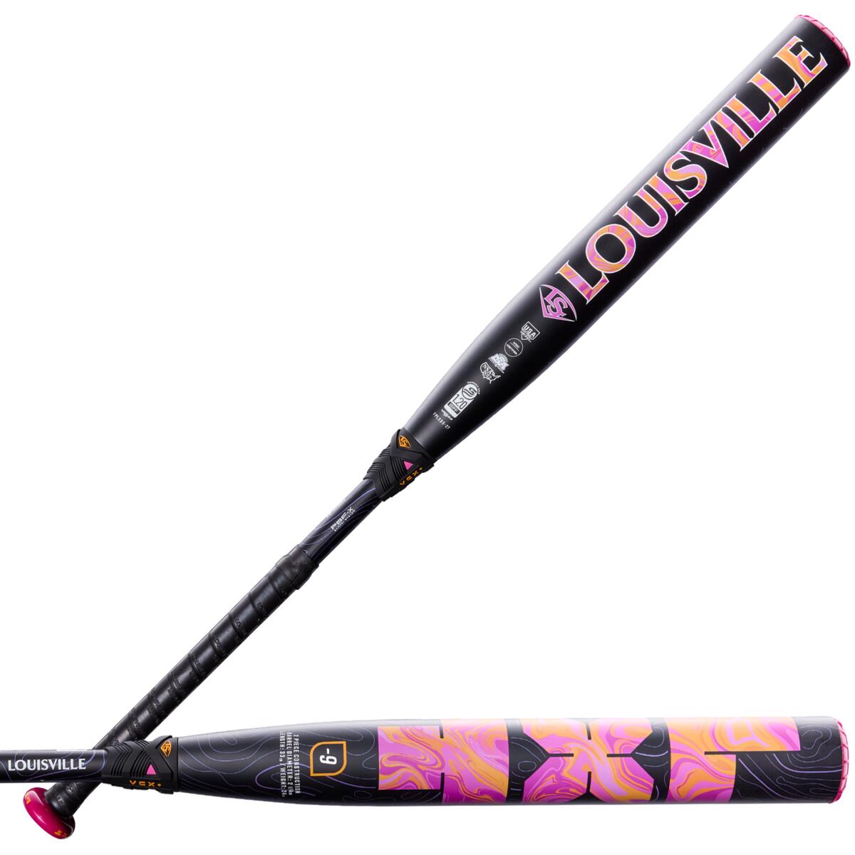 louisville-slugger-wbl4278010-black-pink-fastpitch-softball-bat-dual